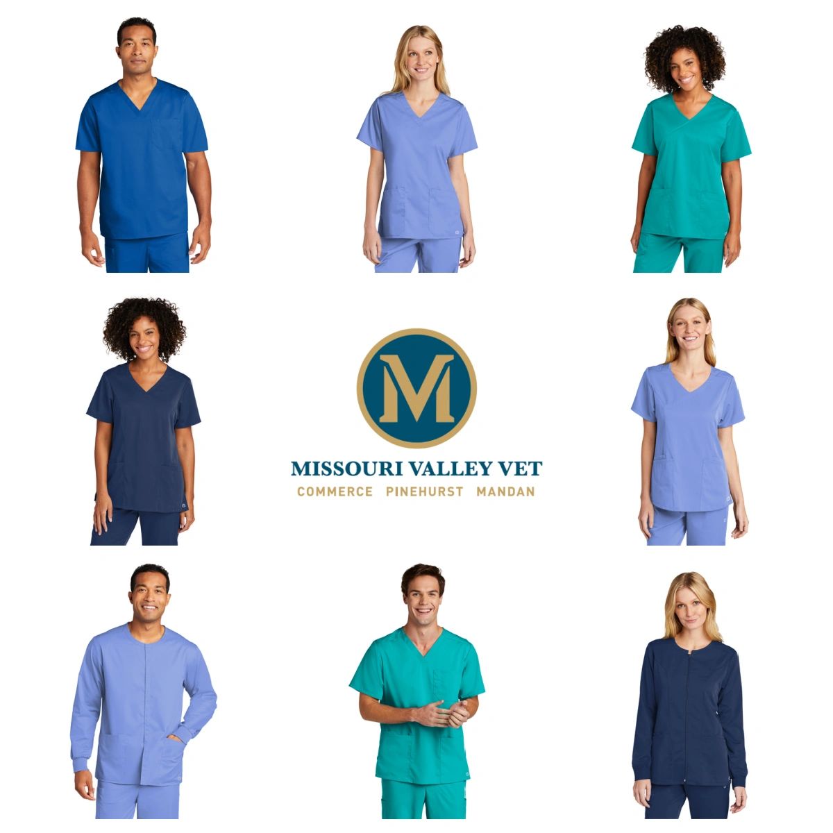 Missouri Valley Vet (scrub tops)